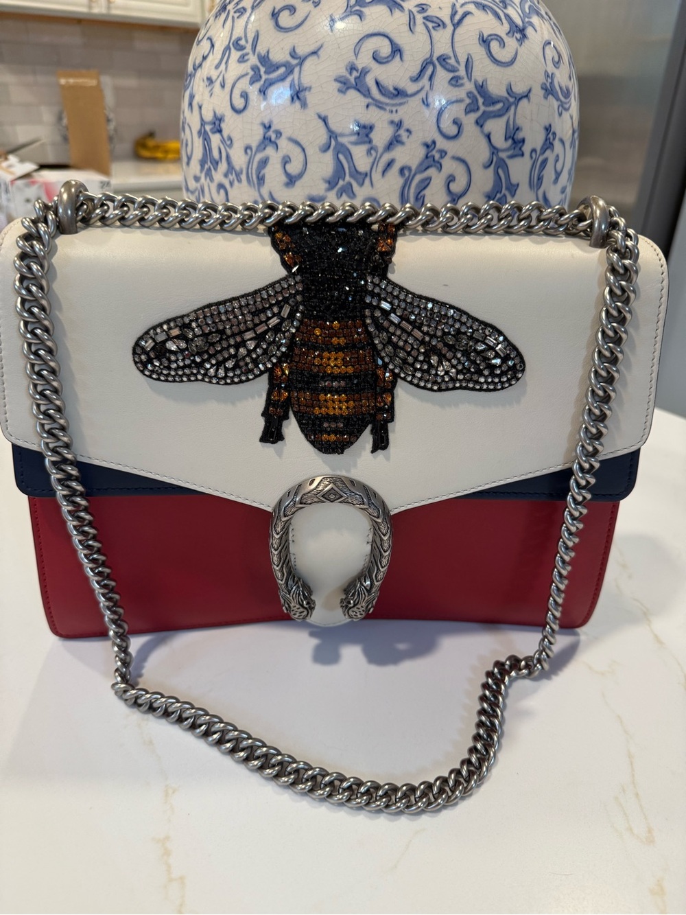 Gucci Red and White Mystery Bag - Picture 2 of 5